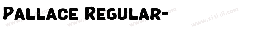 Pallace Regular字体转换